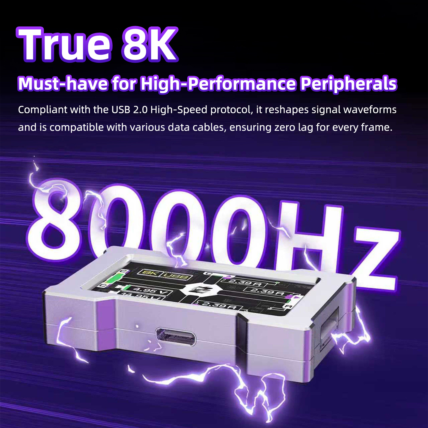 Desk Setup Tech - HMHUB Gaming USB Hub - 2-To-3