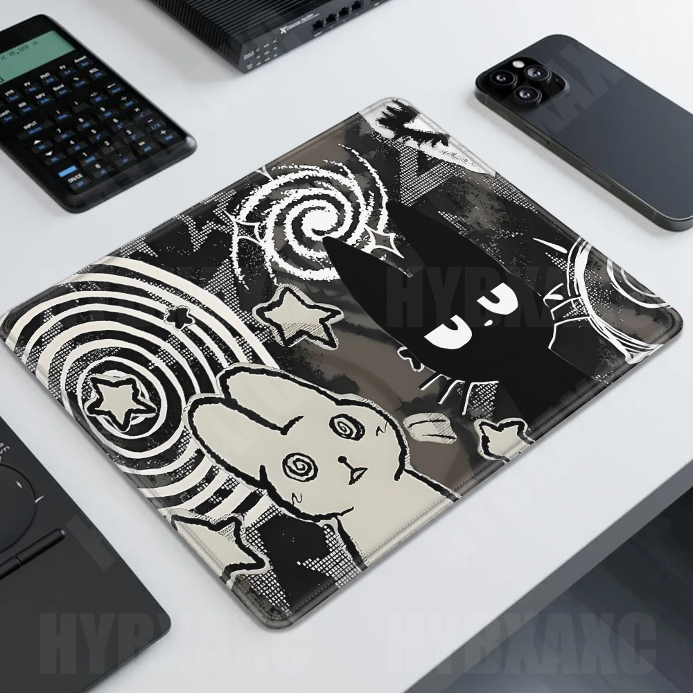 Desk Setup Tech - 45x40 Dark Punk Anime Mousepad XS