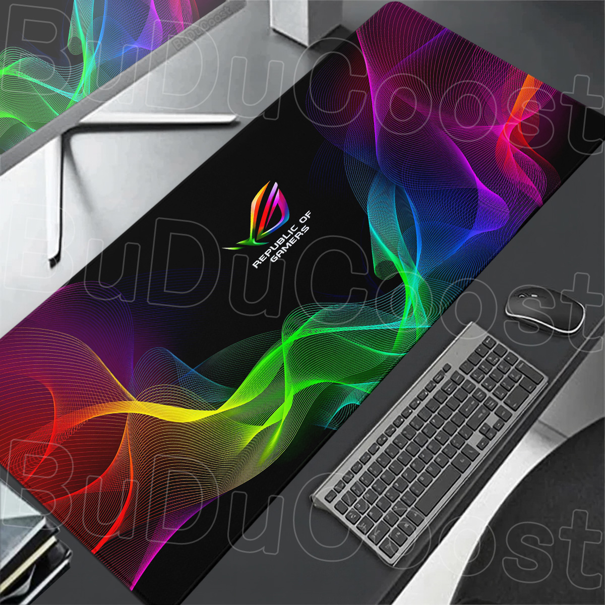 Desk Setup Anime - Large Computer Anime Deskmat Speed Gamer
