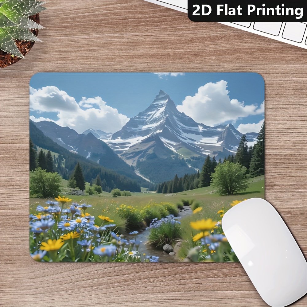 Desk Setup Tech - Gaming Office Non-Slip Mouse Pad Scenic
