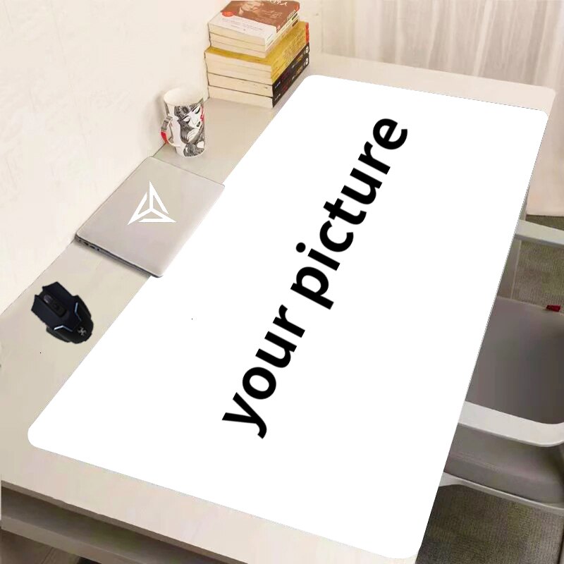 Rubber Mat Desk - Large Custom Desk Mat Personalized Image