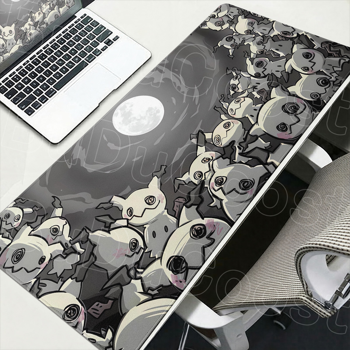 Desk Setup Anime - Cool Pokemon Mimikyu Gaming Mat PC