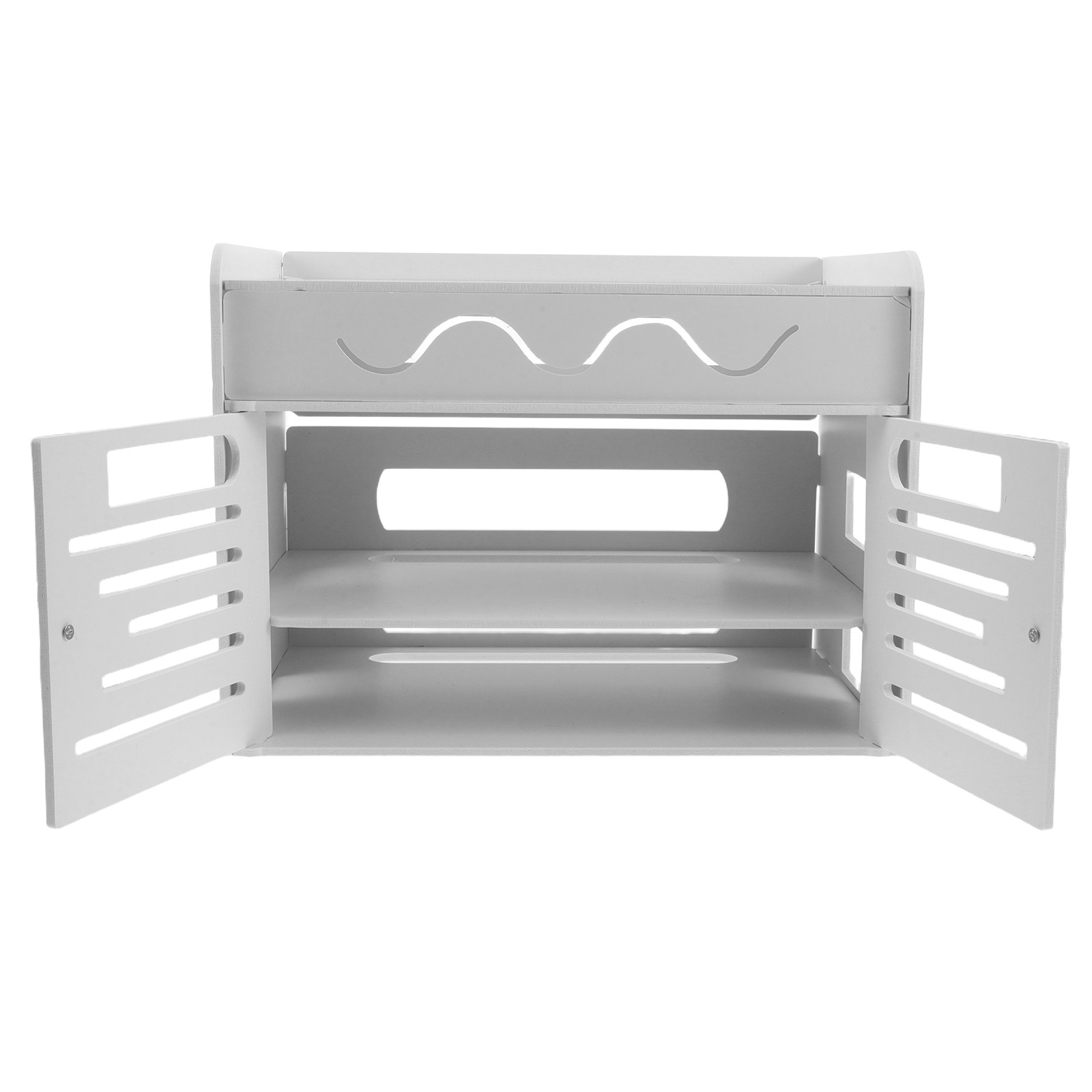 3 Layer Router Storage Box Wir - Cable Box Organizer ulasan dan harga