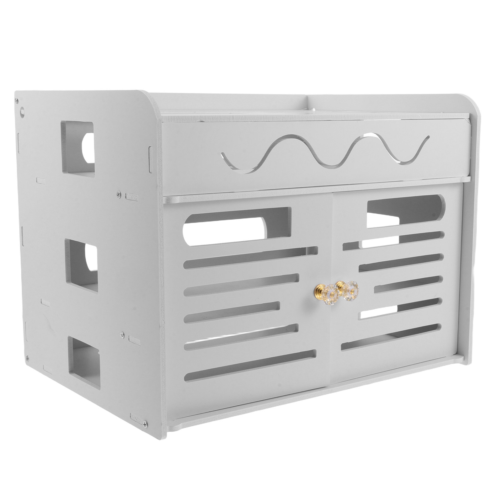 3 Layer Router Storage Box Wir - Cable Box Organizer ulasan dan harga