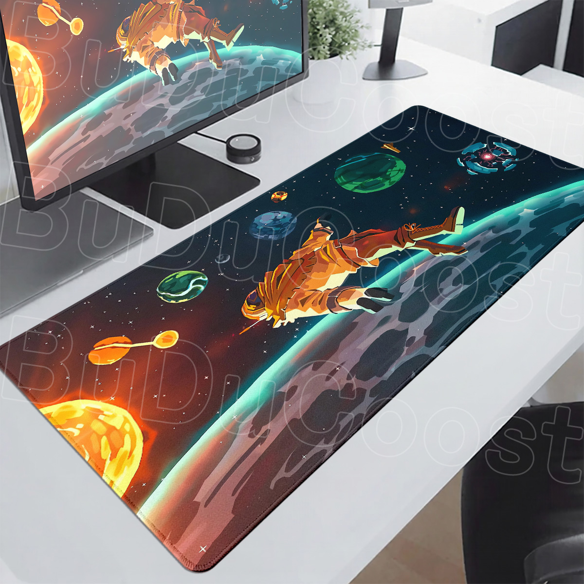Black & White Universe Space S - Desk Setup Anime ulasan dan harga