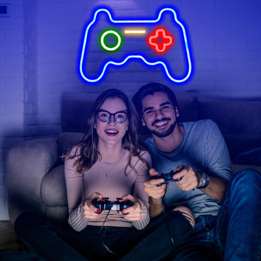 LED Neon Sign Gamepad Light Ne - Desk Setup Gift Ideas ulasan dan harga