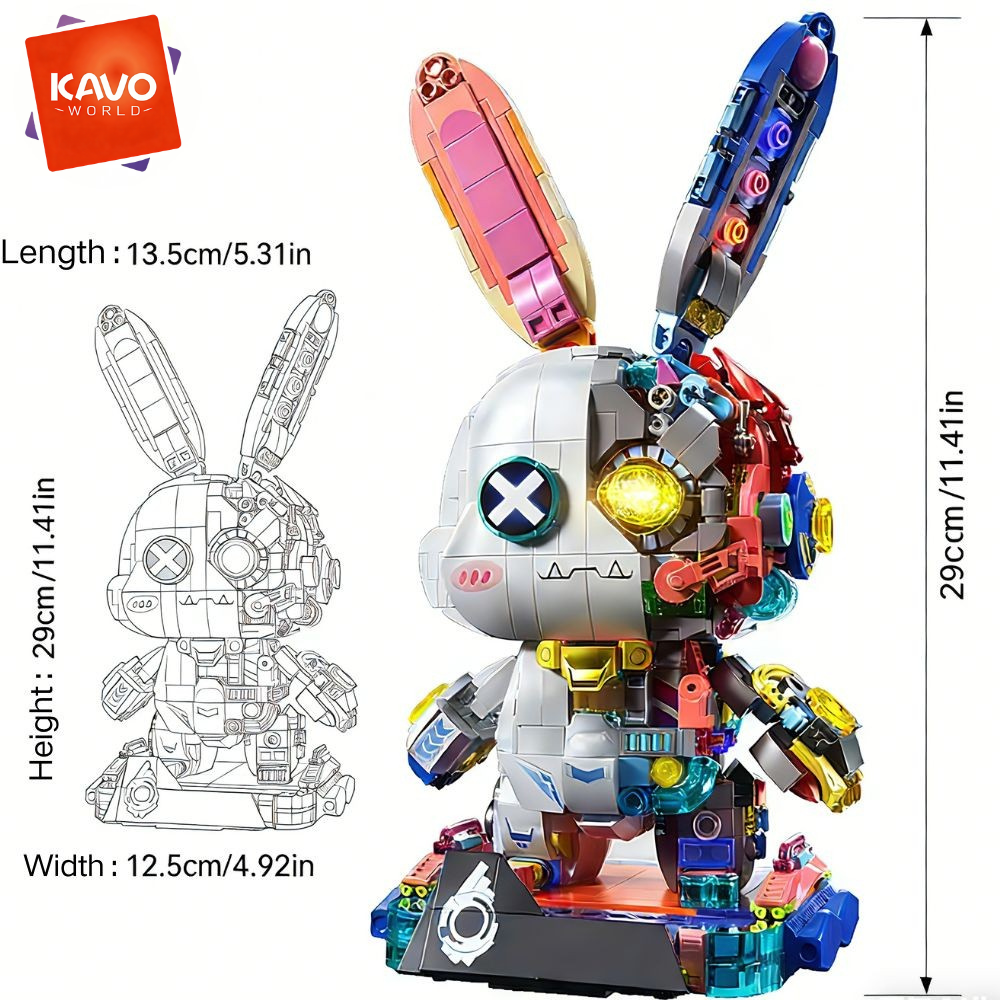 KAVOWORLD Cyberpunk Mechanical - Desk Setup Small ulasan dan harga
