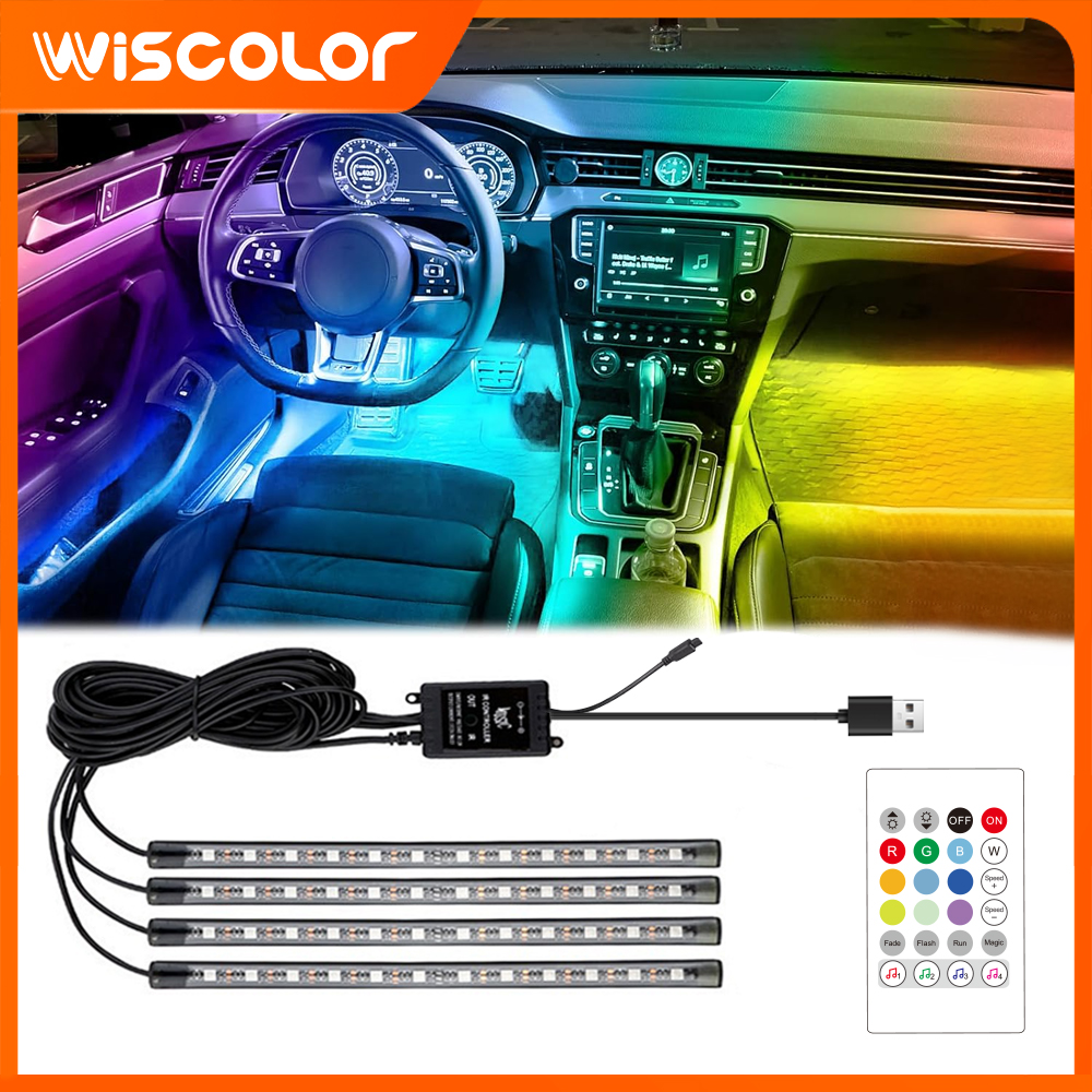 48 LED RGB Ambient Light Strip - Ambient Light Bar Usb ulasan dan harga