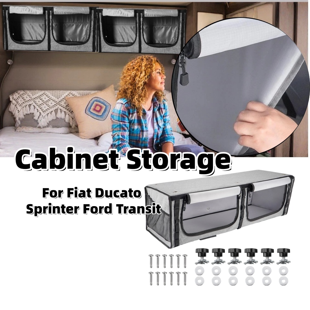 RV Overhead Cabinet Storage Fe - Cable Box Organizer ulasan dan harga