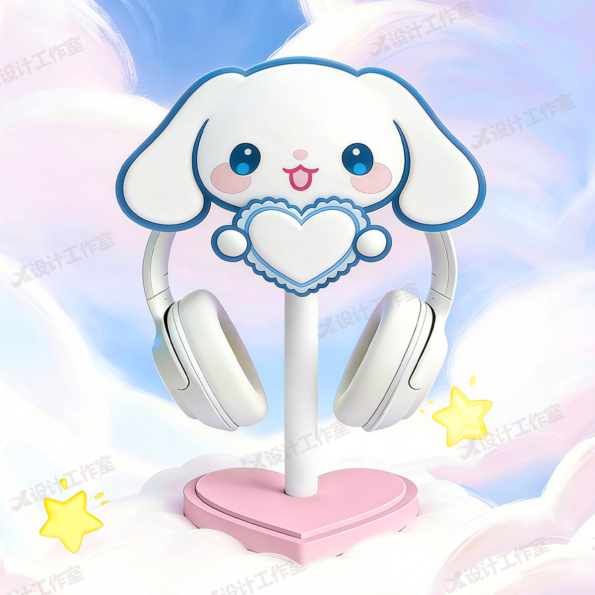 New Cinnamoroll Over Ear Headp - Desk Setup Girly ulasan dan harga