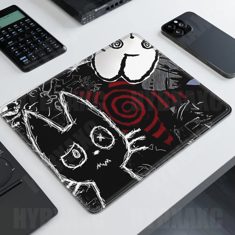 45x40 Dark Punk Anime Mousepad - Desk Setup Tech ulasan dan harga