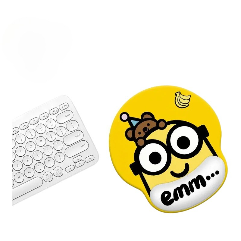 Minions cartoon cute wristband - Rubber Mat Desk ulasan dan harga