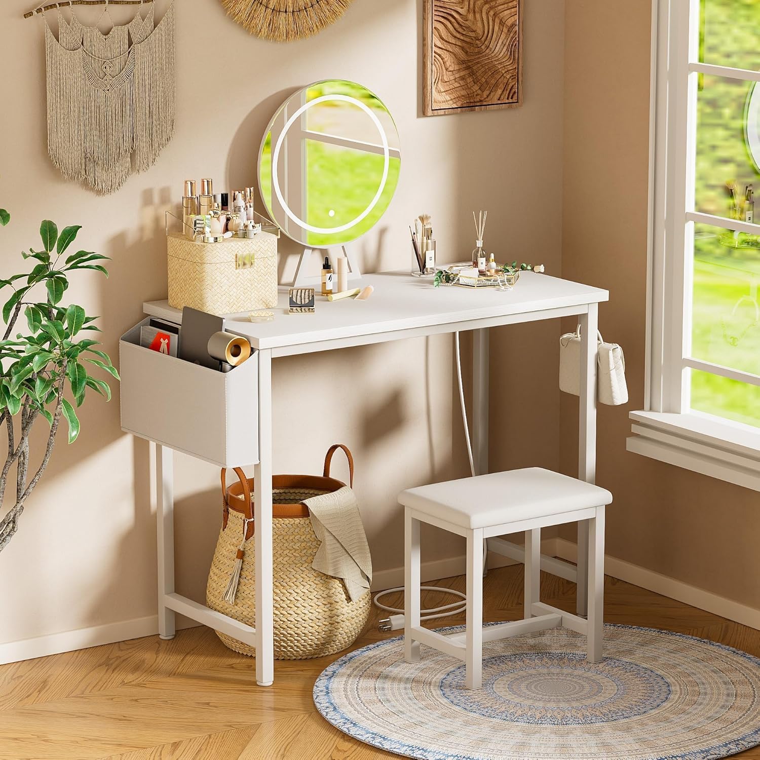 Makeup Vanity Desk with Mirror - Desk Setup Small ulasan dan harga
