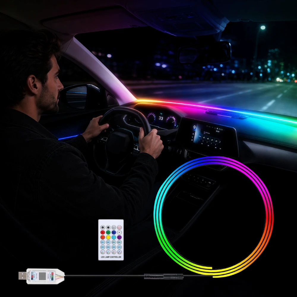 Car Windshield Ambient Light S - Ambient Light Bar Usb ulasan dan harga