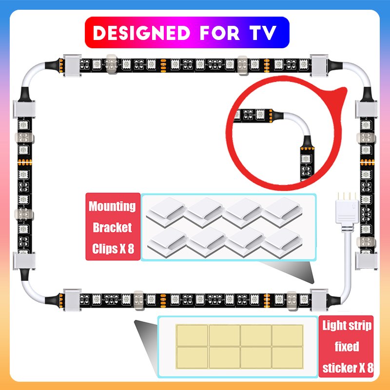 43 inch-58 inch Smart USB Stri - Ambient Light Bar Usb ulasan dan harga