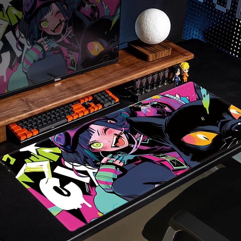 Anime Black Cat Gaming Mouse P - Desk Setup Anime ulasan dan harga