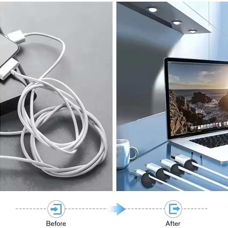 5/50Pcs Desktop Wall Cable Cli - Cable Box Organizer ulasan dan harga