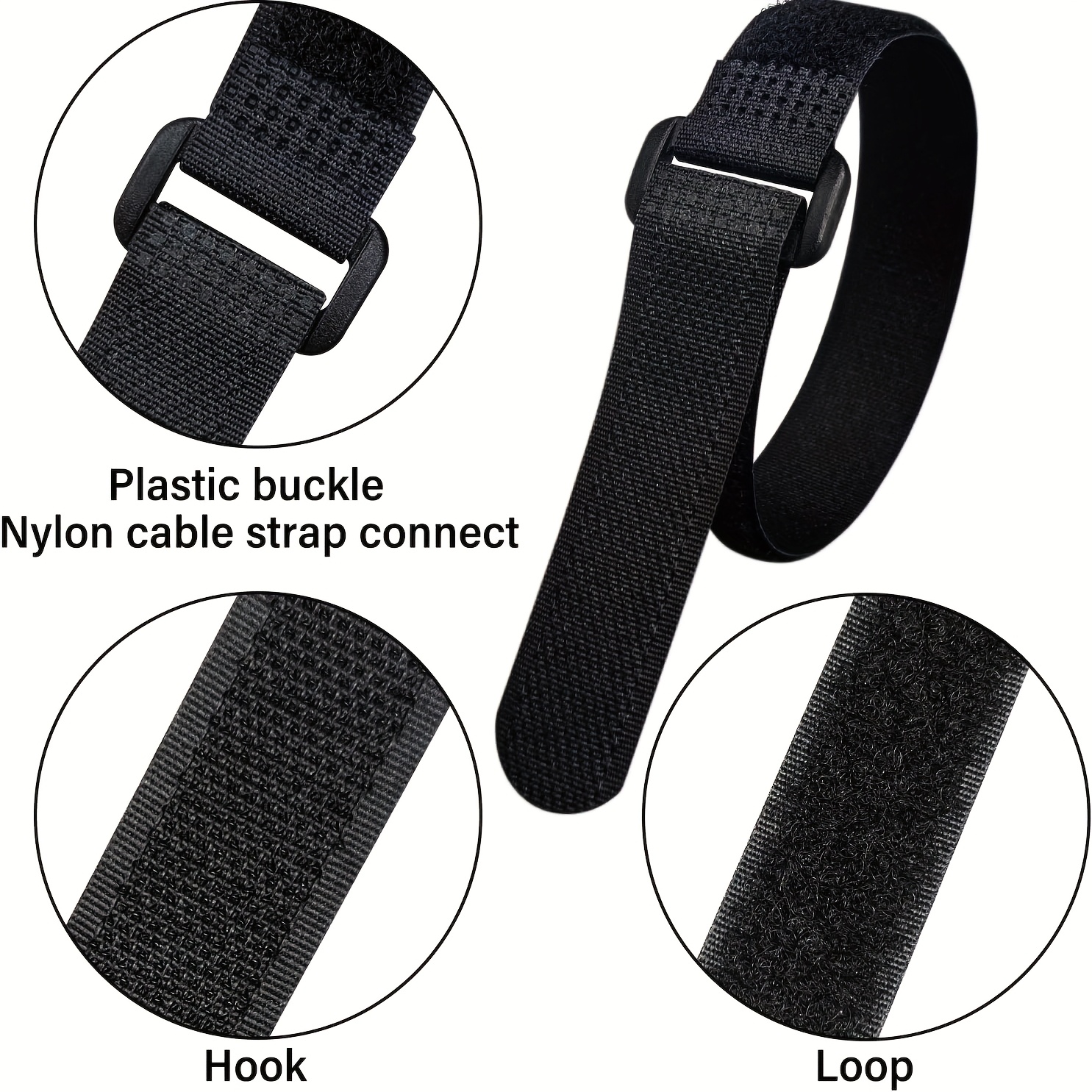Velcros Straps Reusable Organi - Desk Setup Tech ulasan dan harga