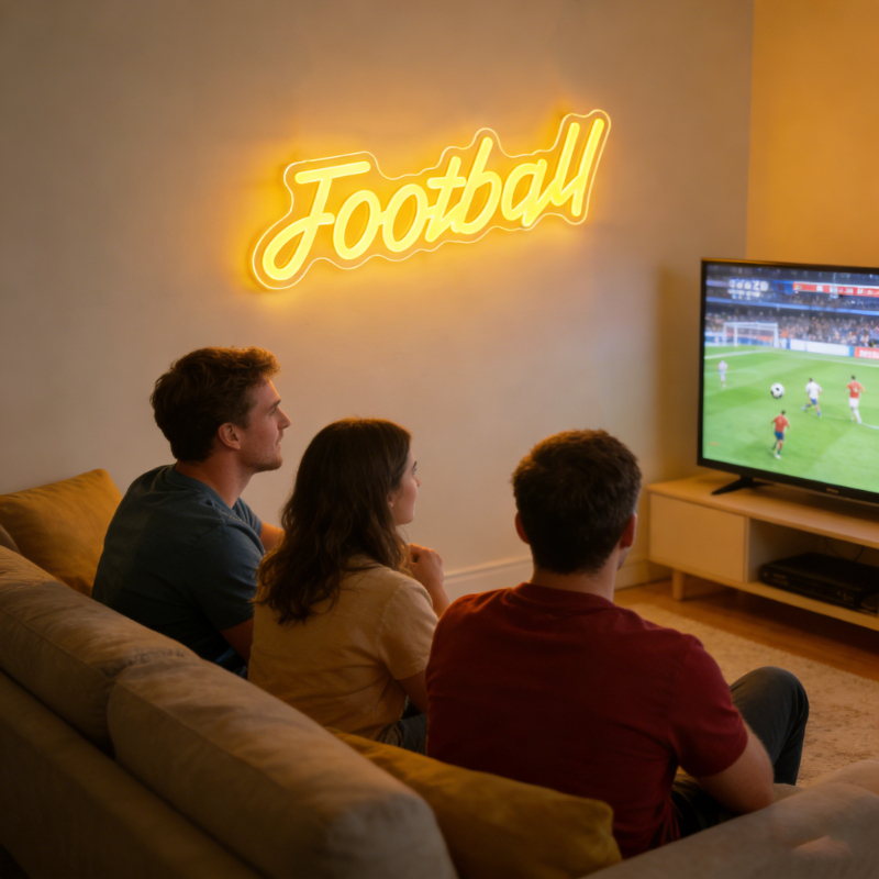 Football Dimmable LED Neon Sig - Ambient Light Bar Usb ulasan dan harga