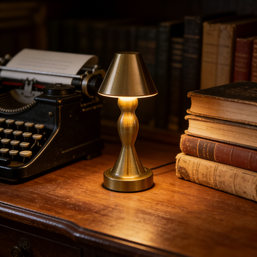 1PC Vintage Brass Table Lamp,  - Ambient Light Bar Usb ulasan dan harga