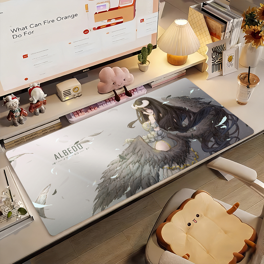 Anime O-OverlordS Albedo Mouse - Desk Setup Anime ulasan dan harga