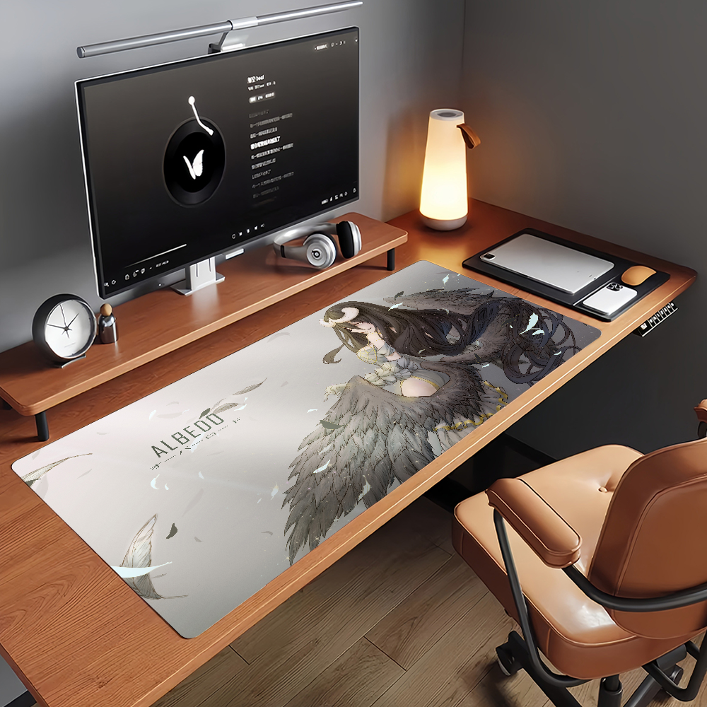 Anime O-OverlordS Albedo Mouse - Desk Setup Anime ulasan dan harga