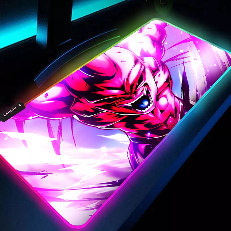 RGB Mouse Pad 90x40cm DBZ Drag - Rubber Mat Desk ulasan dan harga